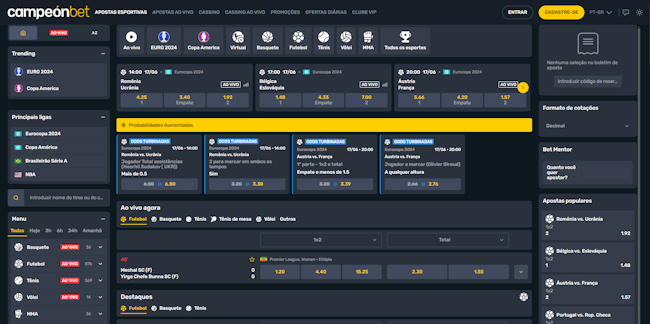 Infinity bet apostas